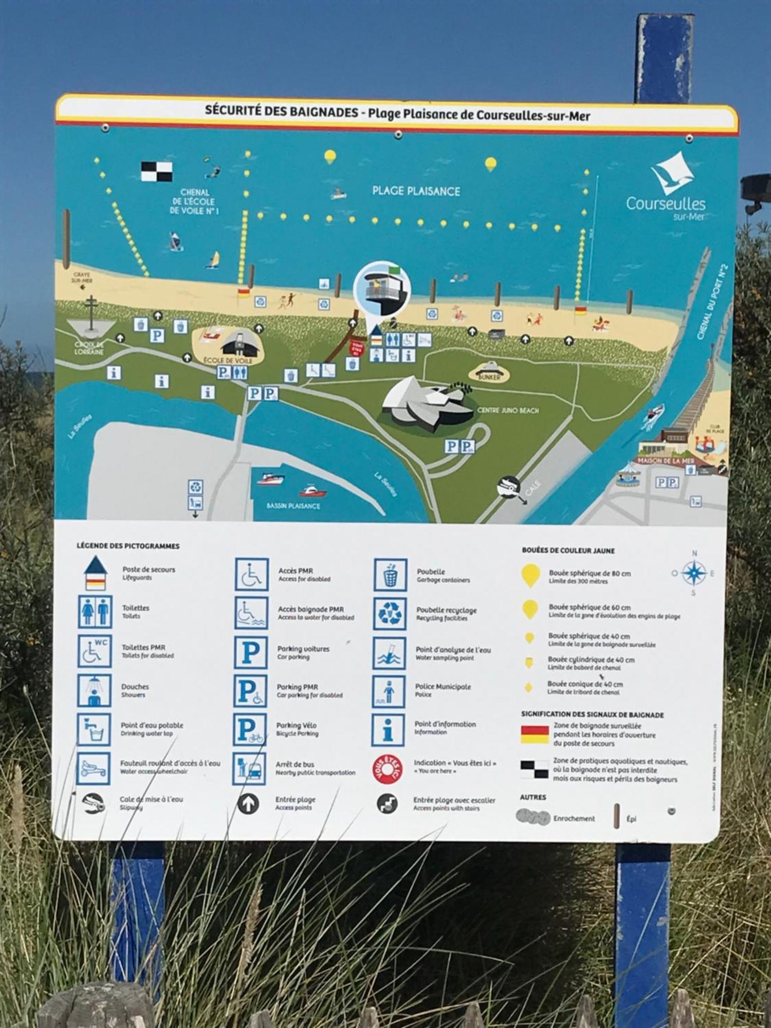 Apartment Bleu Sale - F2 Avec Balcon Courseulles-sur-Mer